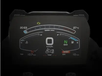 Oversize TFT Speedometer of VOGE DS900X